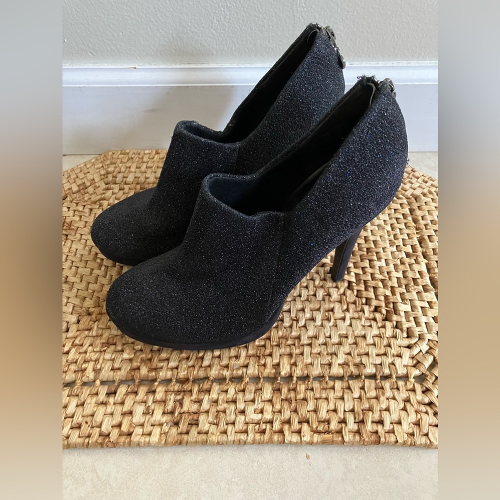 Call it Spring Zippered Sparkled Heels - Picture 4 of 5
